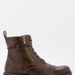 Ανδρικά Μποτάκια με Φερμουάρ- ΚΑΦΕ