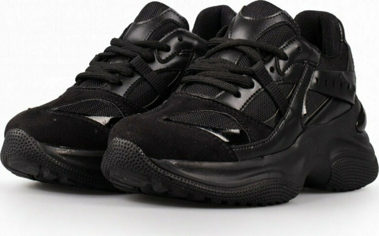 Γυναικεία  Sneakers REY – ΜΑΥΡΟ - Image 2
