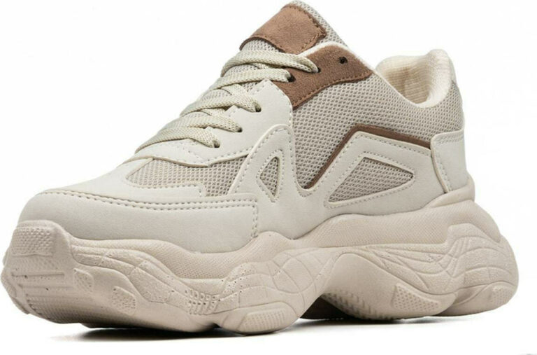 Γυναικεία Δίσολα CHUNKY Sneakers - ΜΠΕΖ - Image 2