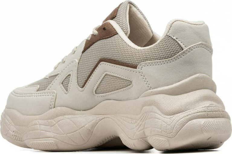 Γυναικεία Δίσολα CHUNKY Sneakers - ΜΠΕΖ - Image 3