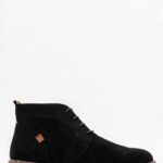 Ανδρικά Μποτάκια Μονόχρωμα- ΜΑΥΡΟ