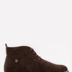 Ανδρικά Μποτάκια Μονόχρωμα- ΚΑΦΕ