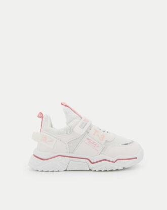 Παιδικά Αθλητικά Sneakers T-3 με Αυτοκόλλητο – ΛΕΥΚΟ