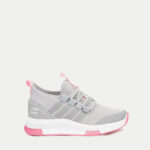 Παιδικά Αθλητικά Sneakers- ΓΡΙ-ΡΟΖ