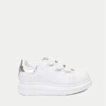 Παιδικά Sneakers Αlexander Με Αυτοκόλλητο- ΛΕΥΚΟ