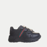 Παιδικά Chunky Sneakers Με Αυτοκόλλητο- ΜΑΥΡΟ