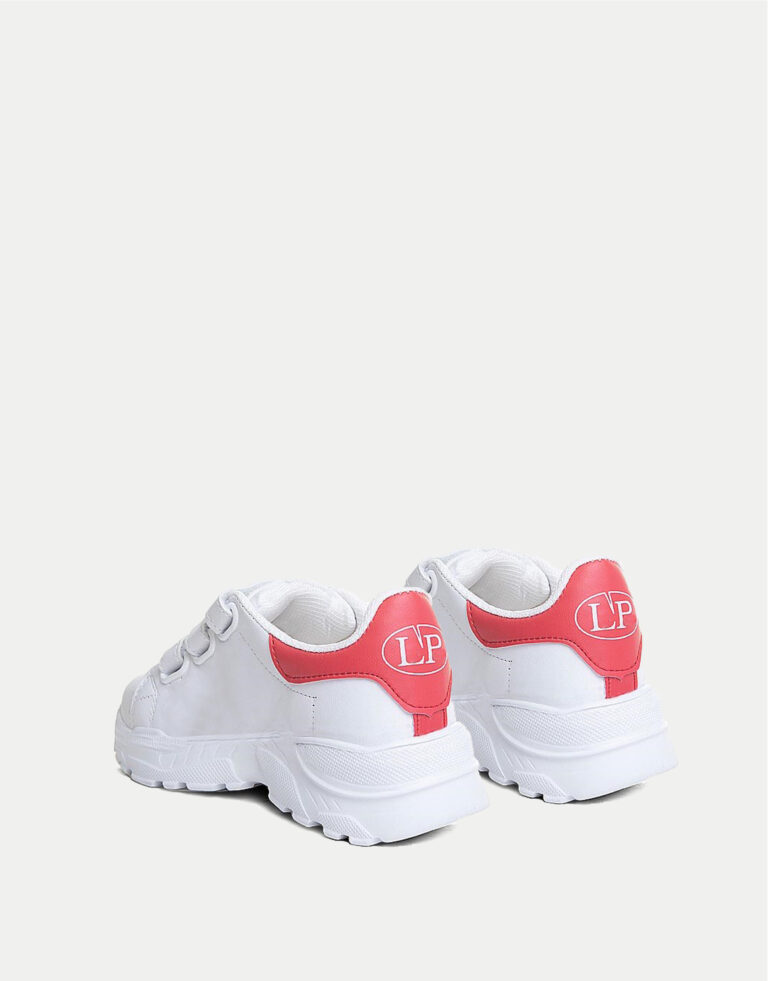 Παιδικά Chunky Sneakers Με Αυτοκόλλητο- ΛΕΥΚΟ - Image 3