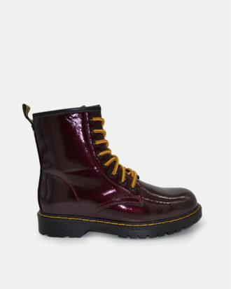 Γυναικείο Αρβυλάκια Montre Λουστρίνι Με φερμουάρ - ΜΠΟΡΝΤΟ