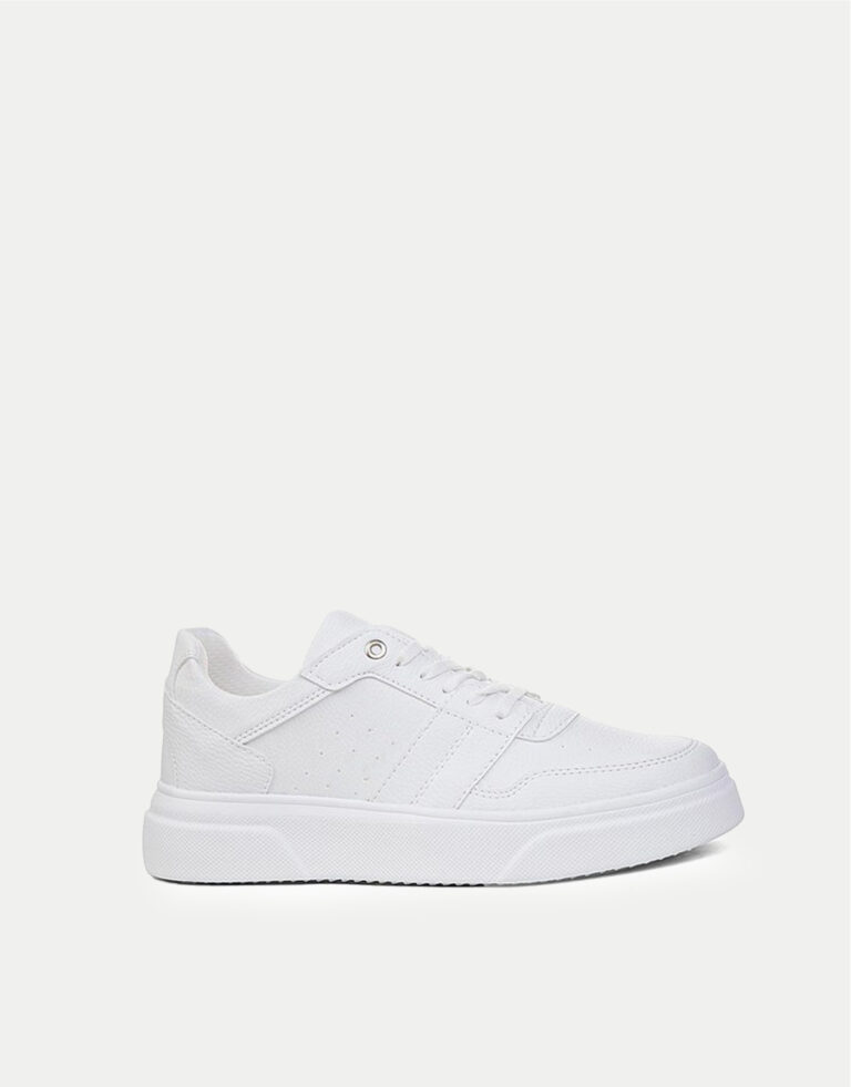 Ανδρικά Αθλητικά Sneakers Flat- ΛΕΥΚΟ