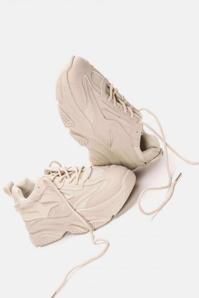 Γυναικεία Sneaker με Δίχτυ- ΜΠΕΖ - Image 3