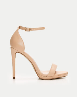 Γυναικεία Πέδιλα Στιλέτο με Μπαρέτα- ΜΠΕΖ