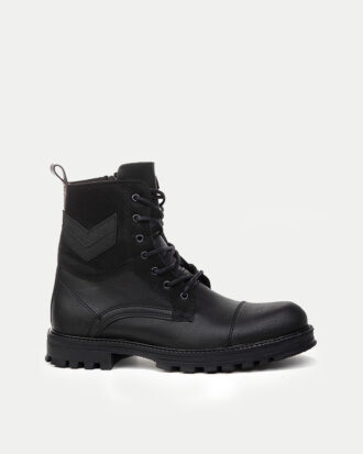 Ανδρικά Αρβυλάκια Καστόρ με Παράσημα -ΜΑΥΡΟ