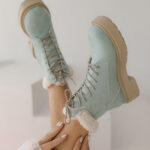 Γυναικεία Αρβυλάκια Suede με Γούνα- ΦΥΣΤΙΚΙ