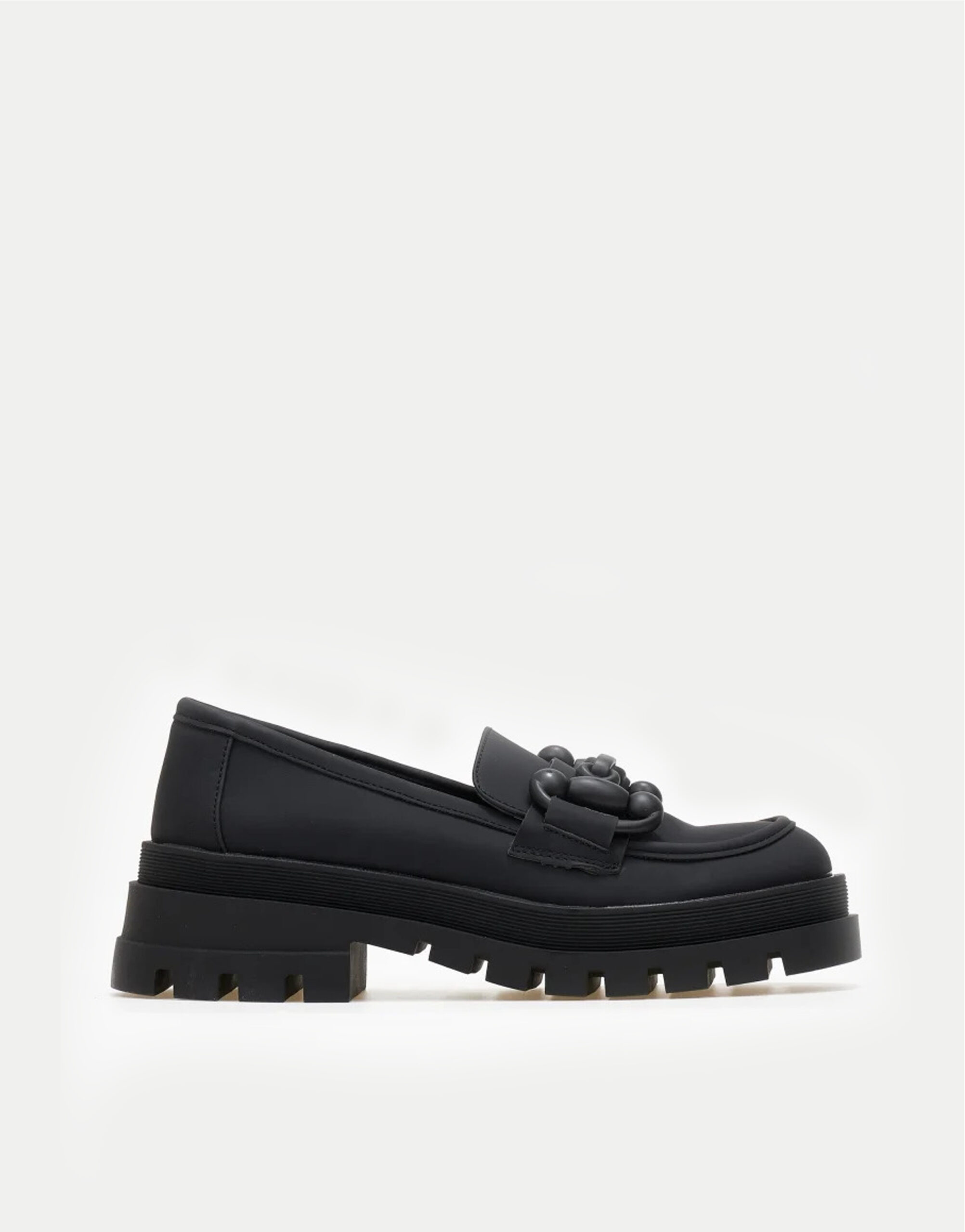Loafers Chunky Ματ- ΜΑΥΡΟ