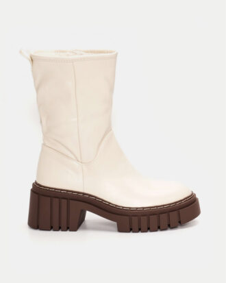 Γυναικεία Μποτάκια με Τρακτερωτή Σόλα - ΜΠΕΖ