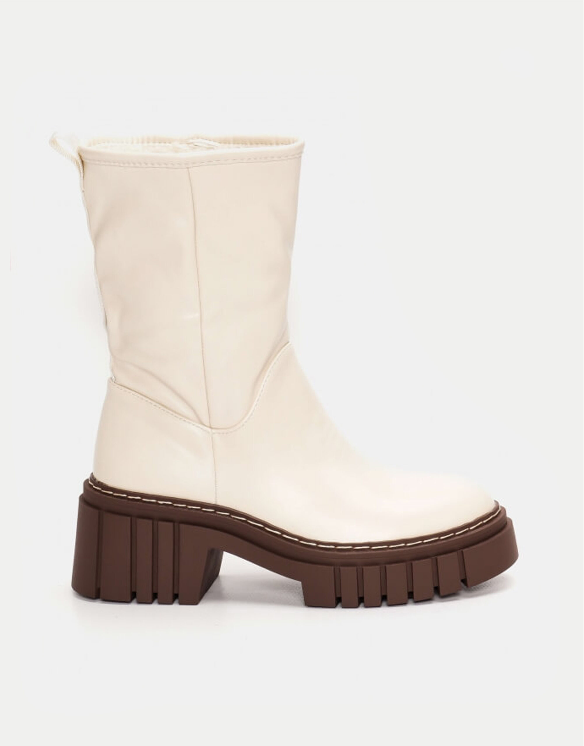 Γυναικεία Μποτάκια με Τρακτερωτή Σόλα - ΜΠΕΖ