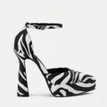 Γόβες με Μπαρέτα και Φιάπα- ΑΣΠΡΟΜΑΥΡΟ