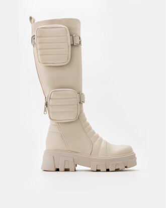 Μπότες με Διακοσμητικά Τσαντάκια- ΜΠΕΖ