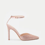 Γόβες Μυτερές με Strass & Πέτρες - ΧΑΛΚΟΣ