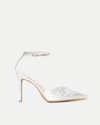 Γόβες Μυτερές με Strass & Πέτρες - ΑΣΗΜΙ