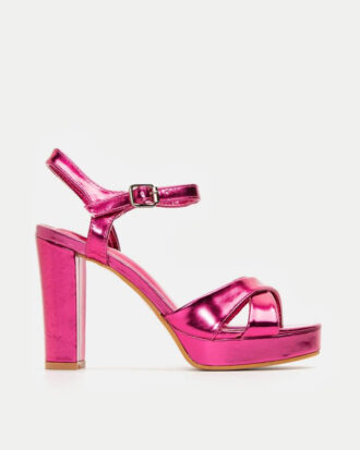 Πέδιλα με Φιάπα & Χιαστί Λουράκια - ΦΟΥΞΙΑ