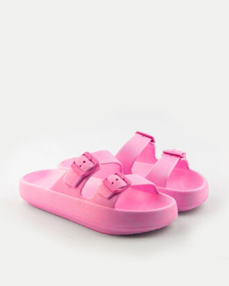 Παντόφλες με Δύο Τόκες- ΡΟΖ