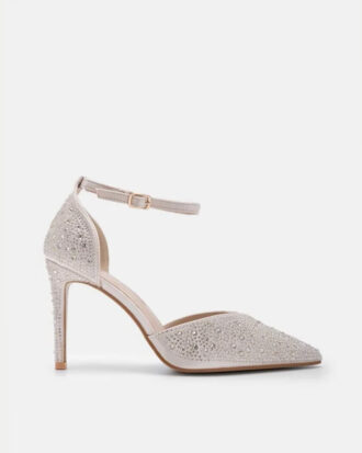 Γόβες Μυτερές με Στρας- ΜΠΕΖ