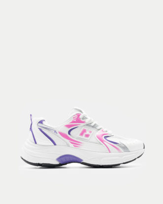 Sneakers σε Συνδυασμό Χρωμάτων με Δίχτυ- ΡΟΖ