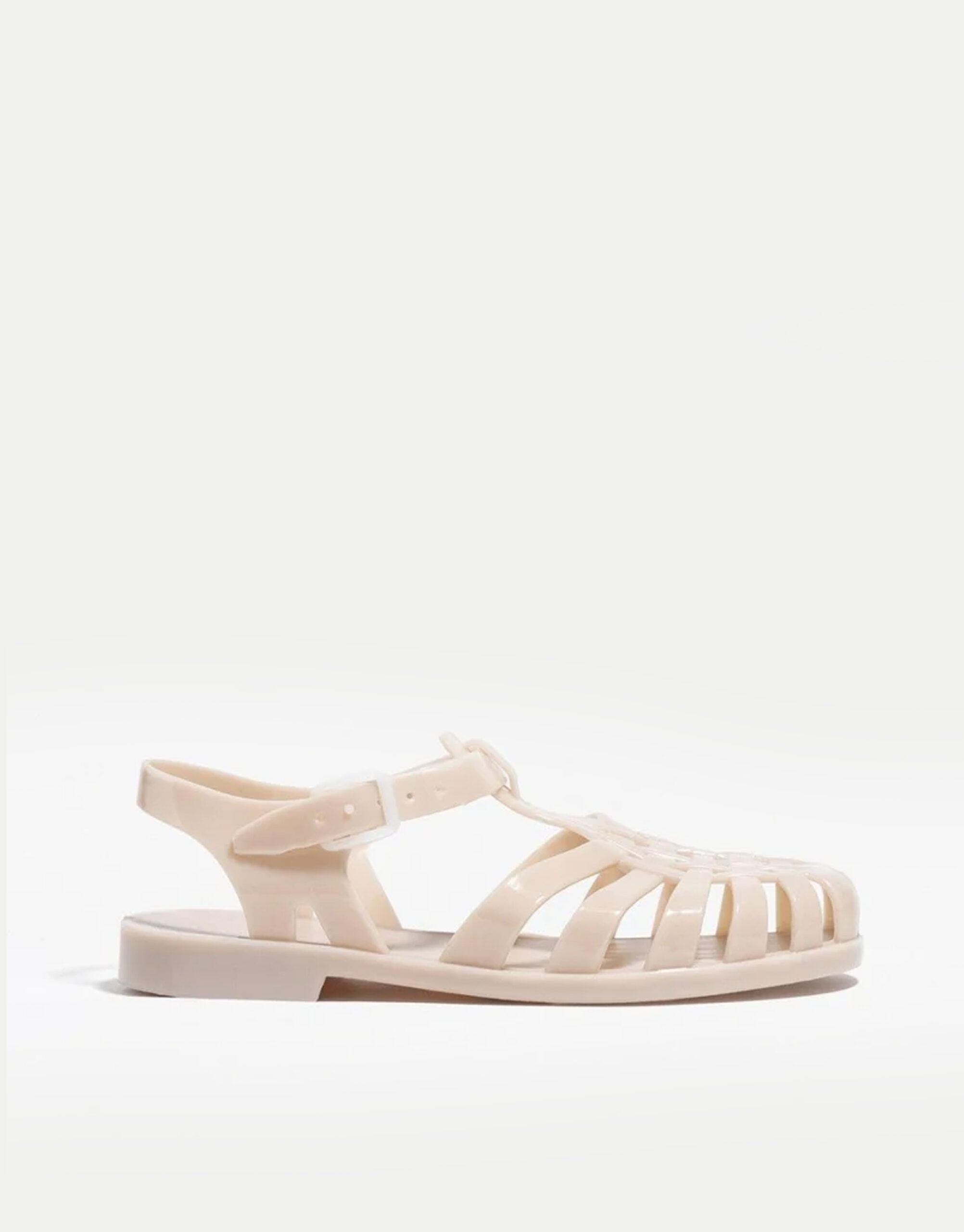 Γυναικεία Σανδάλια Summer Hollow Out με Αγκράφα- ΜΠΕΖ