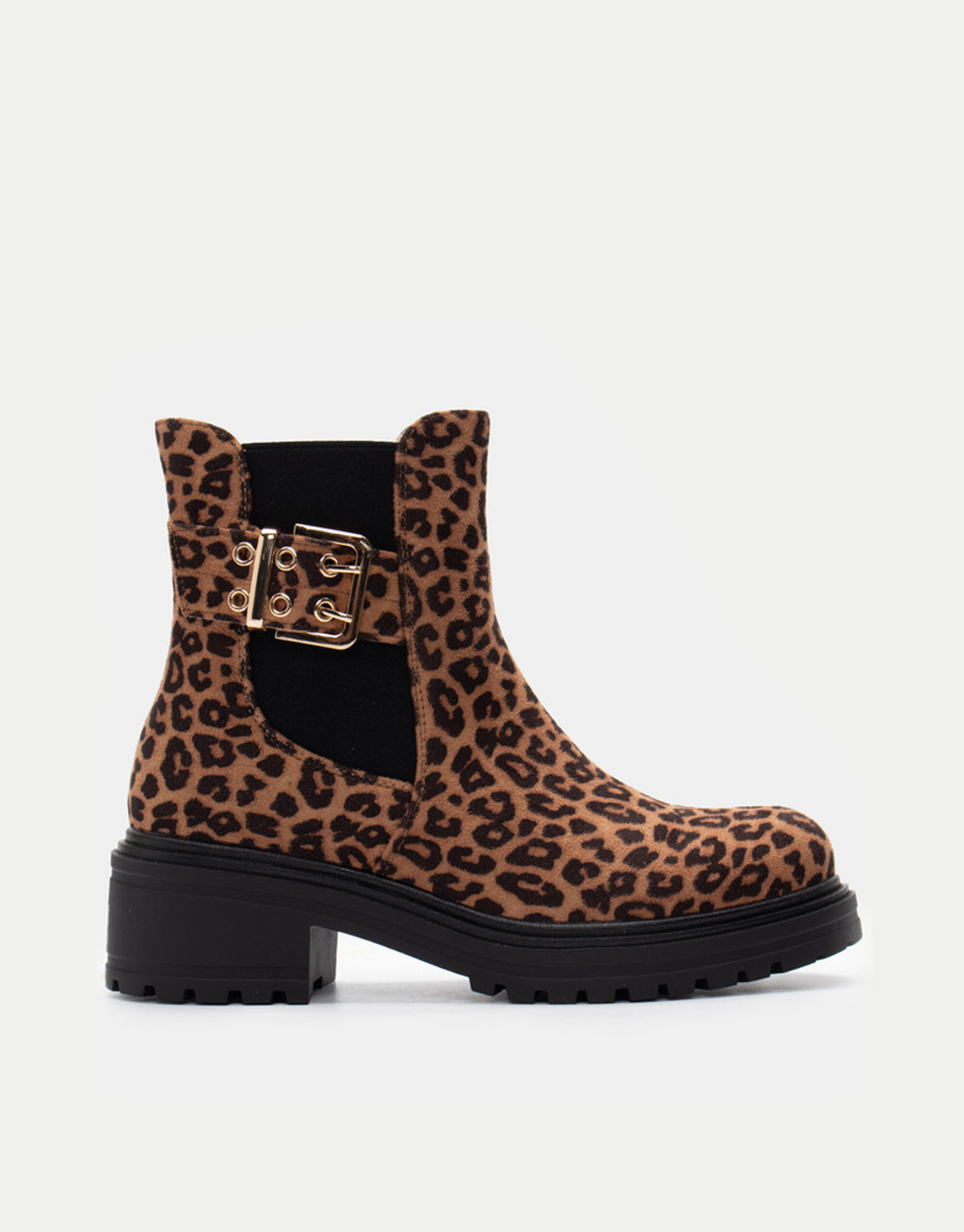 Μποτάκια με Λάστιχο & Διακοσμητικό Ζωνάκι- ΛΕΟΠΑΡ