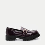 Μοκασίνια με Τρακτερωτή Σόλα & Διακοσμητική Τόκα- ΜΠΟΡΝΤΟ