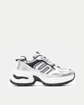 Sneakers Δίσολα με Συνδυασμό Χρωμάτων- ΑΣΗΜΙ