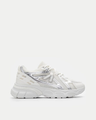 Sneakers σε Συνδυασμό Χρωμάτων με Δείκτη- ΛΕΥΚΟ